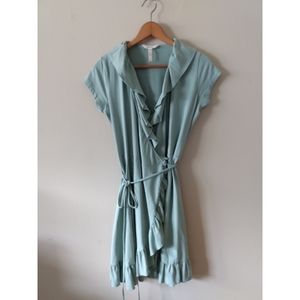 Matilda Jane Light as Air Wrap Dress Green Small